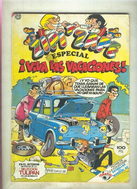 Zipi y Zape especial numero 101: Vivan las vacaciones (numerado 1 en trasera)