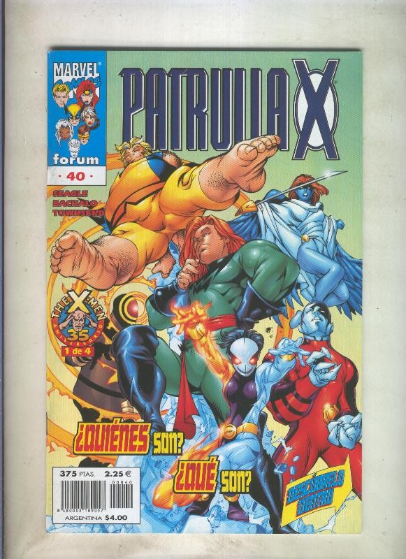 La Patrulla X volumen 2 numero 040: The X Men 35 aniversario 1 de 4
