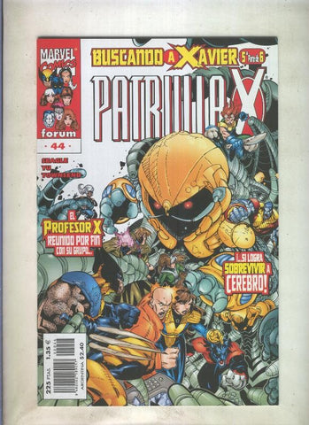 La Patrulla X volumen 2 numero 044: Buscando a Xavier parte 5 de 6