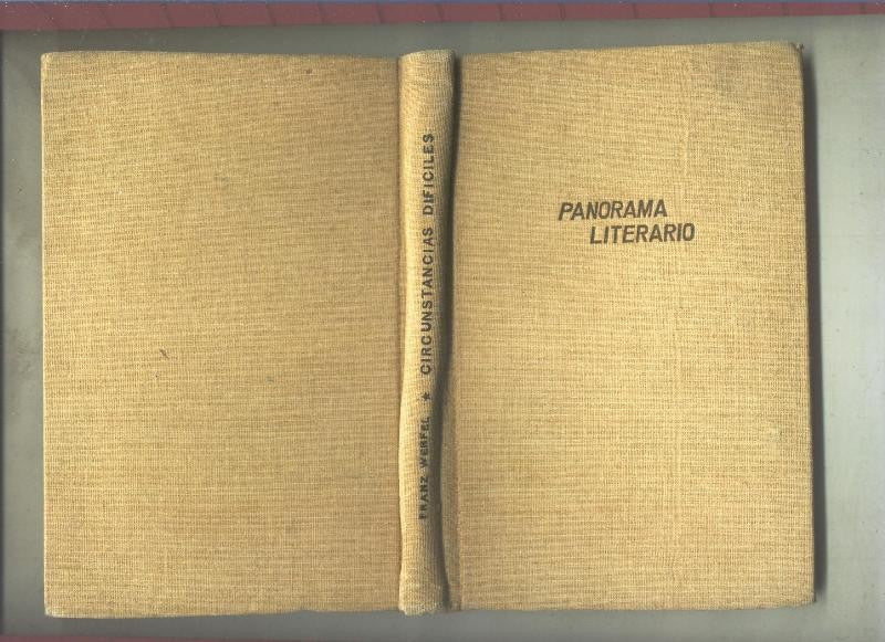 Panorama Literario: Circunstancias dificiles