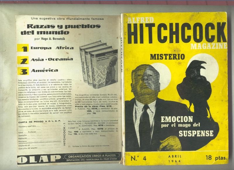 Alfred Hitchcock magazine numero 04 abril 1964