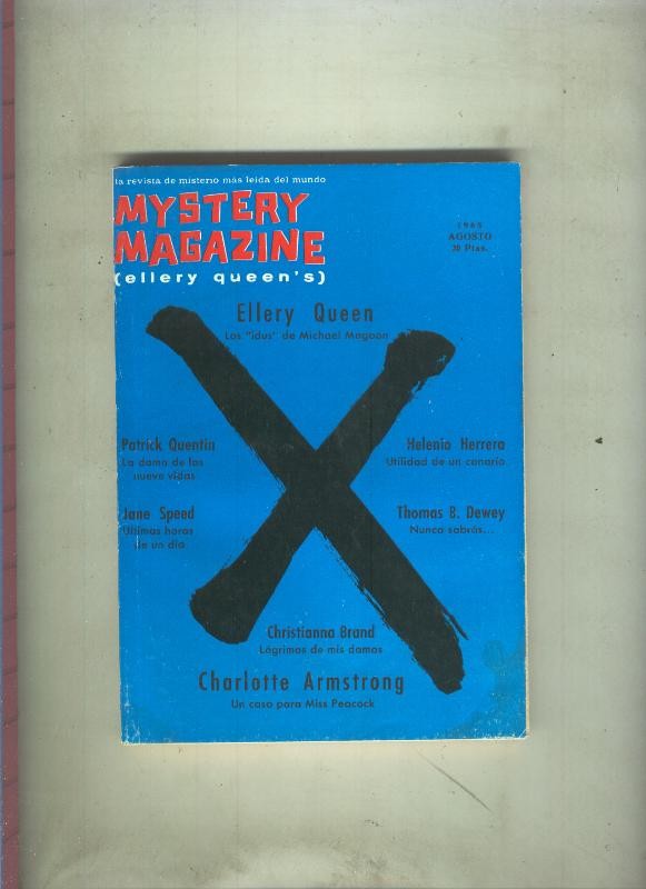 Mystery Magazine agosto 1965