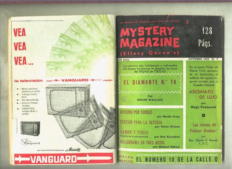 Mystery Magazine octubre 1963