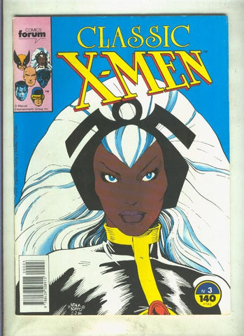 Classic X Men volumen 1 numero 03: Sendero de guerra (numerado 1 en trasera)