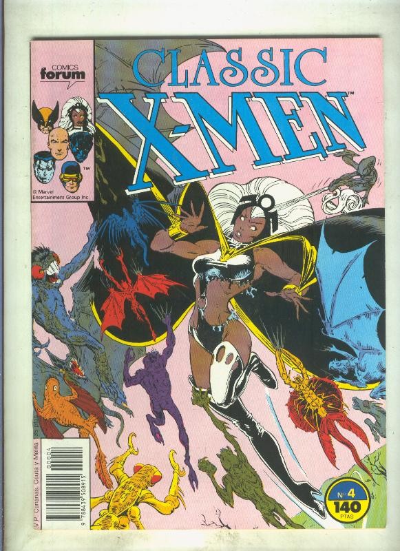 Classic X Men volumen 1 numero 04: La noche del demonio (numerado 2 en trasera)