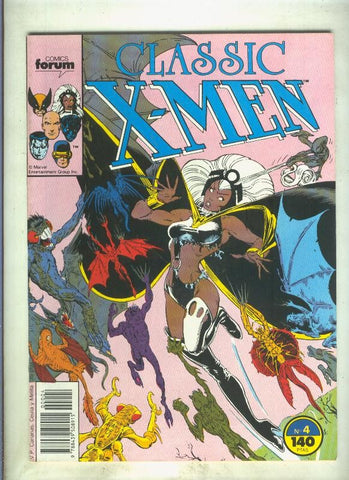 Classic X Men volumen 1 numero 04: La noche del demonio (numerado 2 en trasera)