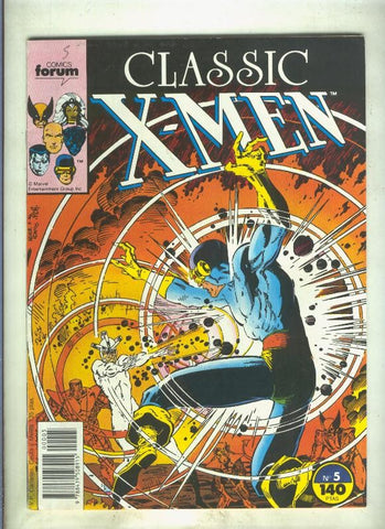 Classic X Men volumen 1 numero 05: Mi hermano, mi enemigo (numerado 2 en trasera)