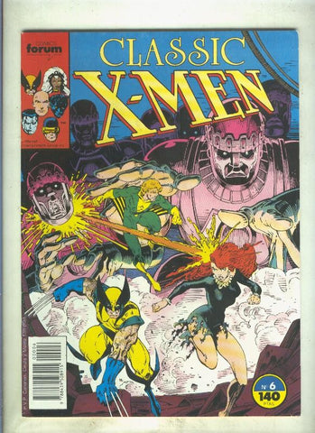 Classic X Men volumen 1 numero 06: Feliz Navidad, patrulla (numerado 2 en trasera)