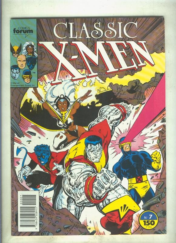 Classic X Men volumen 1 numero 07: La estrella de la muerte (numerado 3 en trasera)