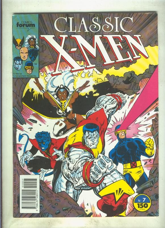 Classic X Men volumen 1 numero 07: La estrella de la muerte (numerado 4 en trasera)