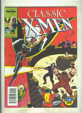 Classic X Men volumen 1 numero 11: La caida de la torre (numerado 1 en trasera)