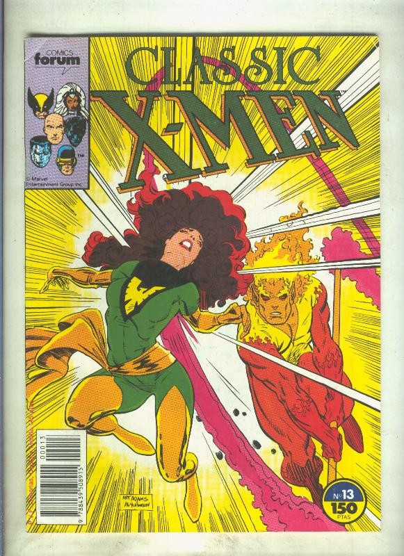 Classic X Men volumen 1 numero 13: Fenix desencadenada (numerado 2 en trasera)