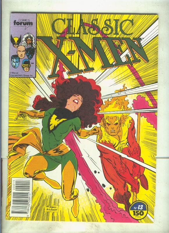 Classic X Men volumen 1 numero 13: Fenix desencadenada (numerado 1 en trasera)