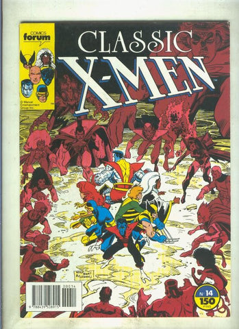 Classic X Men volumen 1 numero 14: Donde ningun hombre X ha estado nunca (numerado 1 en trasera)