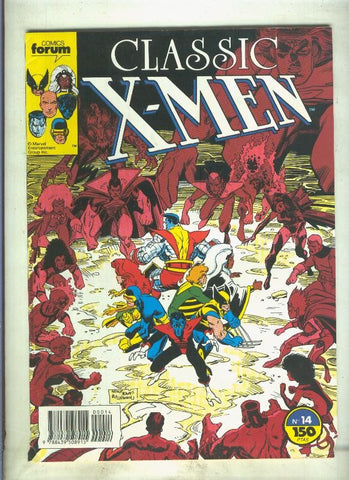 Classic X Men volumen 1 numero 14: Donde ningun hombre X ha estado nunca (numerado 2 en trasera)