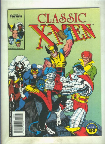 Classic X Men volumen 1 numero 15: Armagedon Now (numerado 2 en trasera)