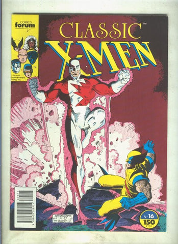 Classic X Men volumen 1 numero 16: Los heroes estan en casa (numerado 4 en trasera)