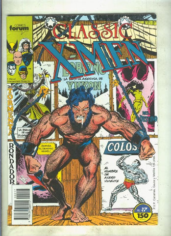 Classic X Men volumen 1 numero 17: Juegos mentales (numerado 3 en trasera)