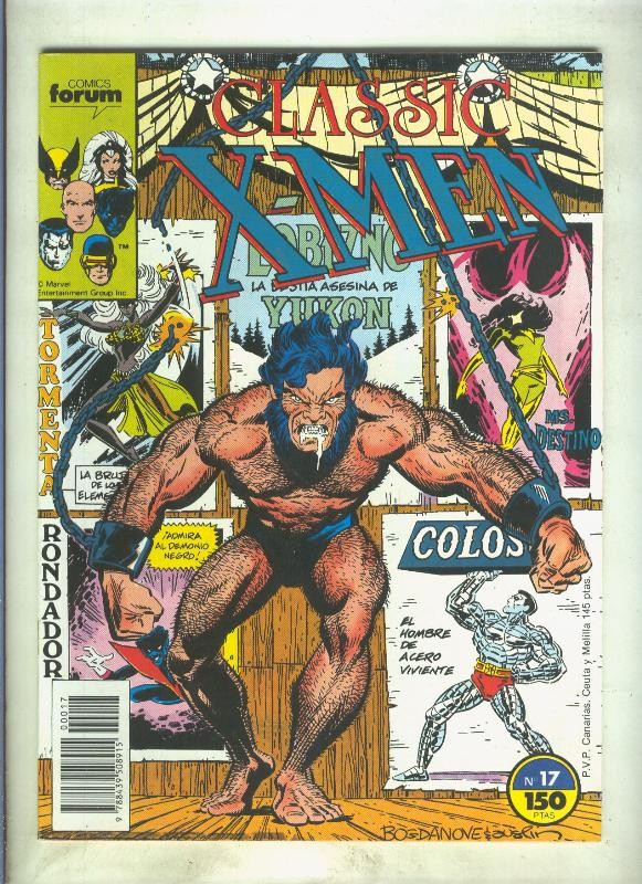 Classic X Men volumen 1 numero 17: Juegos mentales (numerado 2 en trasera)