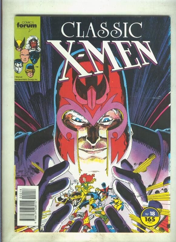 Classic X Men volumen 1 numero 18: Magneto triunfante (numerado 2 en trasera)
