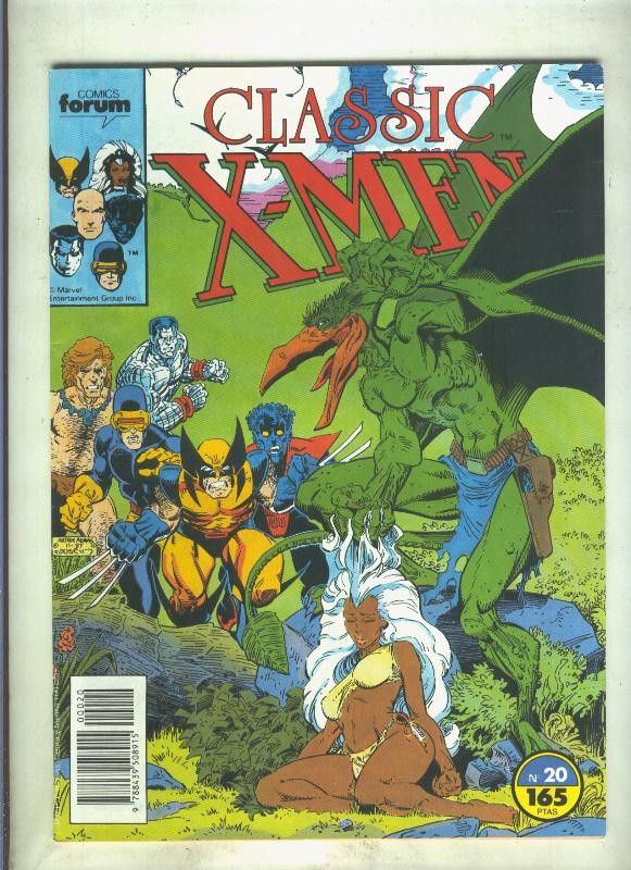 Classic X Men volumen 1 numero 20: Desolacion (numerado 1 en trasera)