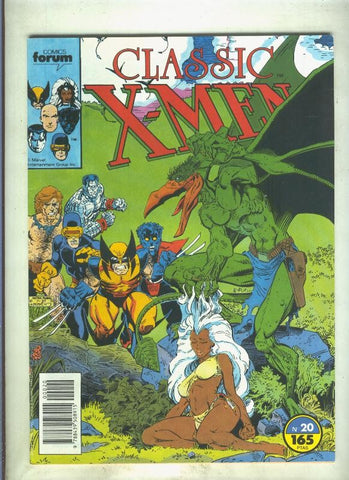 Classic X Men volumen 1 numero 20: Desolacion (numerado 1 en trasera)