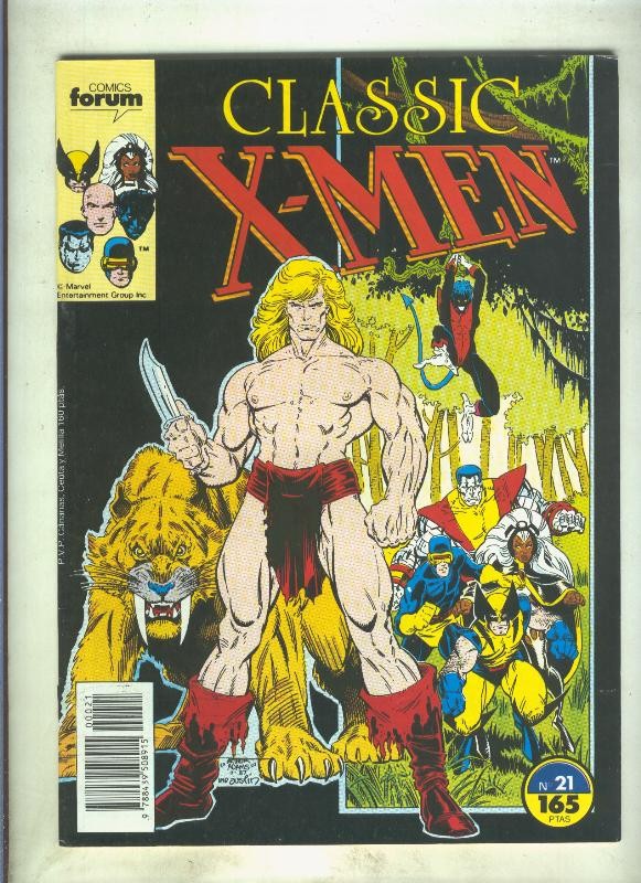 Classic X Men volumen 1 numero 21: Visiones de muerte (numerado 2 en trasera)