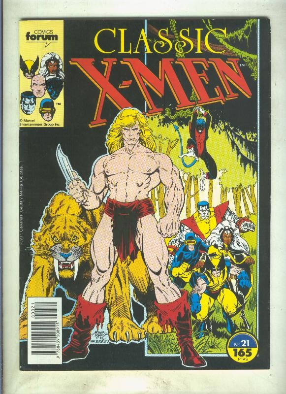 Classic X Men volumen 1 numero 21: Visiones de muerte (numerado 1 en trasera)