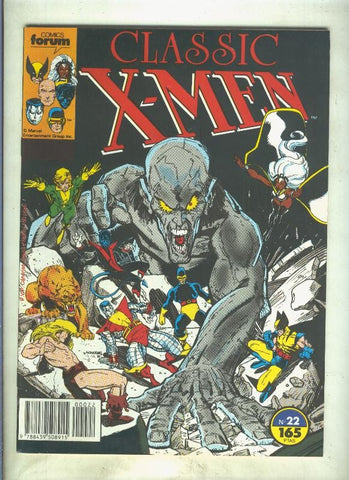 Classic X Men volumen 1 numero 22: Salvar la tierra salvaje (numerado 2 en trasera)