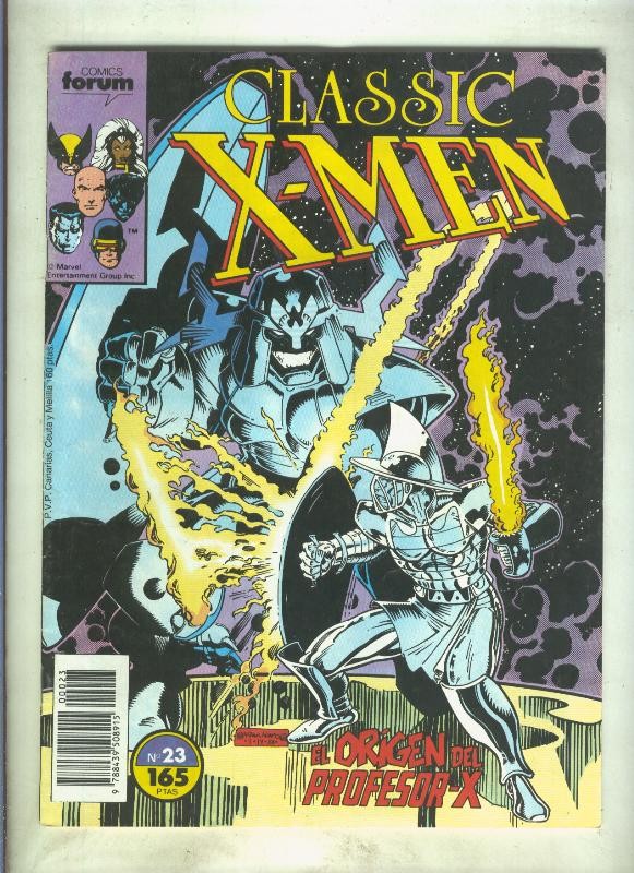Classic X Men volumen 1 numero 23: guerra siquica (numerado 3 en trasera)