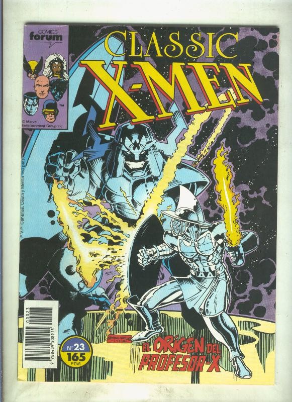 Classic X Men volumen 1 numero 23: guerra siquica (numerado 1 en trasera)