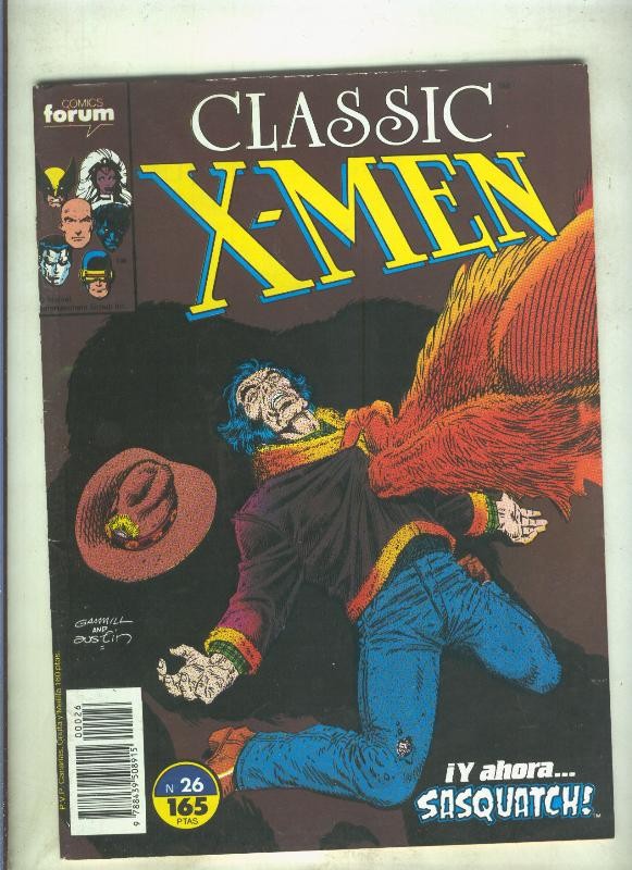 Classic X Men volumen 1 numero 26: Se busca a Lobezno (numerado 2 en trasera)