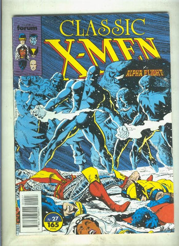 Classic X Men volumen 1 numero 27: Provocando estampida (numerado 3 en trasera)