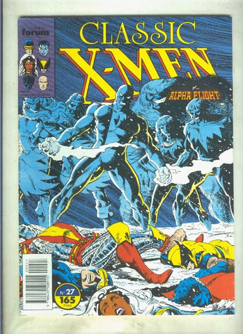 Classic X Men volumen 1 numero 27: Provocando estampida (numerado 2 en trasera)