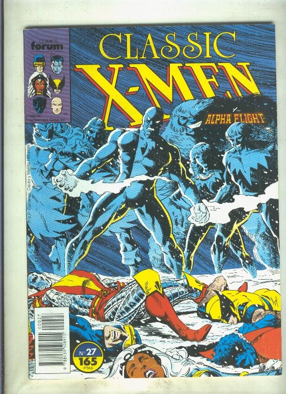 Classic X Men volumen 1 numero 27: Provocando estampida (numerado 1 en trasera)