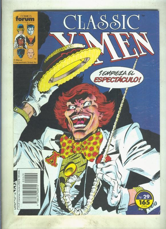 Classic X Men volumen 1 numero 29: Detenme si puedes (numerado 1 en trasera)