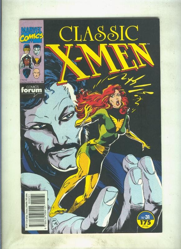 Classic X Men volumen 1 numero 31: Hay algo terrible en la isla Muir (numerado 1 en trasera)