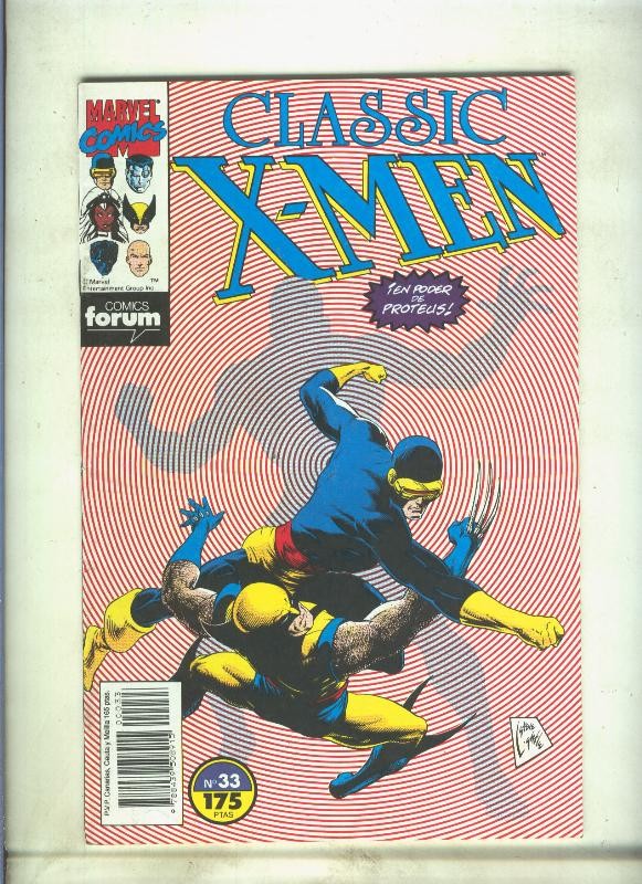 Classic X Men volumen 1 numero 33: La cualidad del odiado (numerado 2 en trasera)