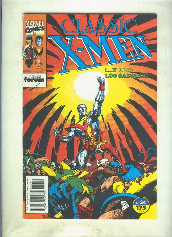 Classic X Men volumen 1 numero 34: El acto del tigre (numerado 2 en trasera)
