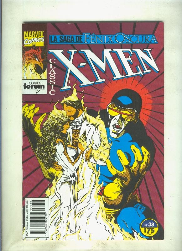 Classic X Men volumen 1 numero 38: La saga de Fenix Oscura (numerado 2 en trasera)