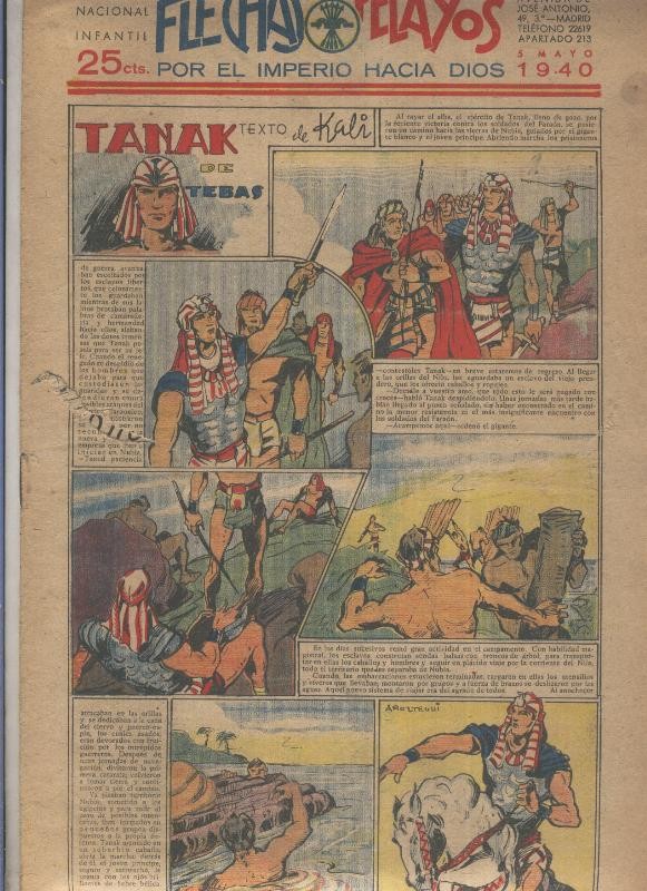 Flechas y Pelayos numero 074 del 5.mayo.1940