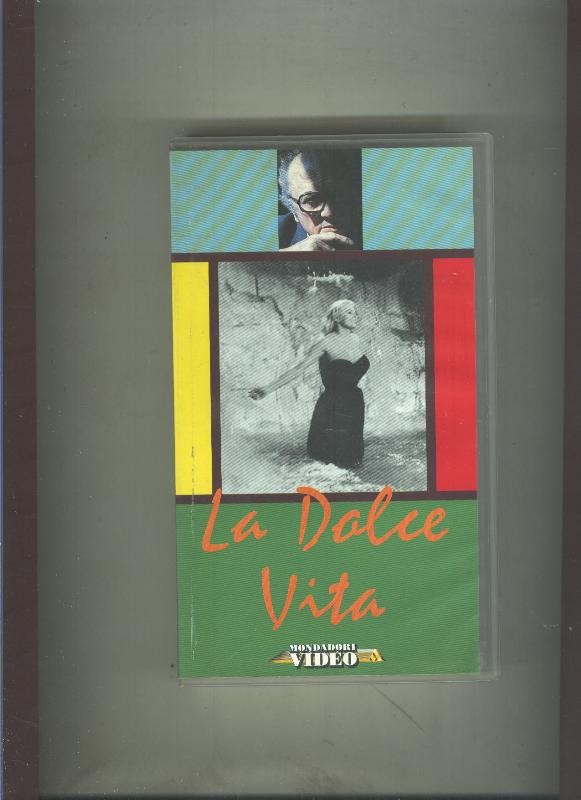 Video VHS: La dolce vita de Federico Fellini