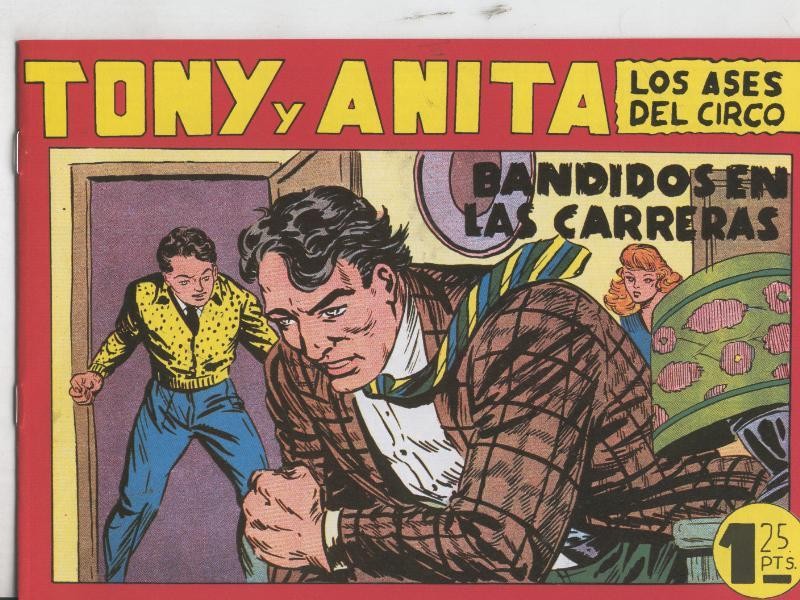 Tony y Anita facsimil numero 042: Bandidos en las carreras