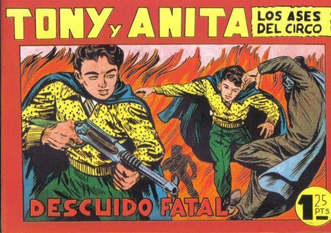 Tony y Anita facsimil numero 045: Descuido fatal