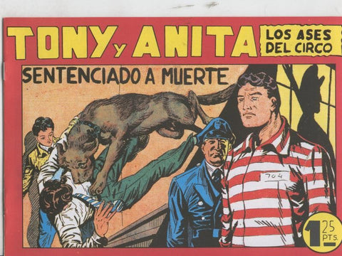 Tony y Anita facsimil numero 051: Sentenciado a muerte
