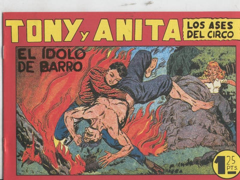 Tony y Anita facsimil numero 054: El idolo de barro