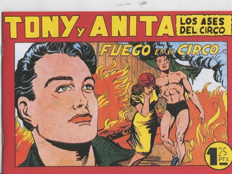 Tony y Anita facsimil numero 064: Fuego en el circo
