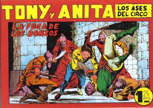 Tony y Anita facsimil numero 076: La fuga de los bonzos
