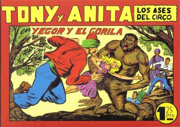 Tony y Anita facsimil numero 136: Yegor y el gorila