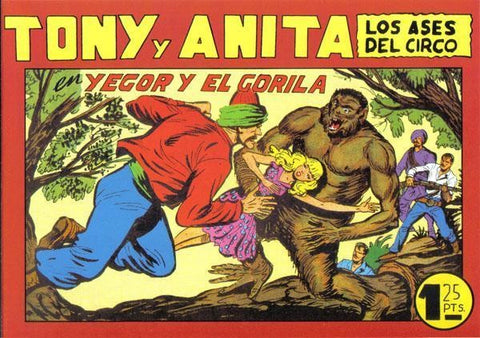 Tony y Anita facsimil numero 136: Yegor y el gorila